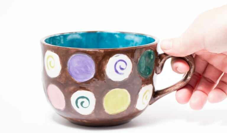 can you bake acrylic paint in ceramic