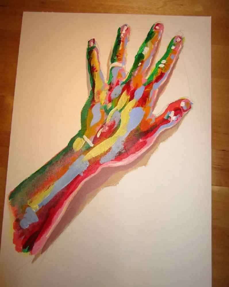 How To Paint Hands With Acrylic?