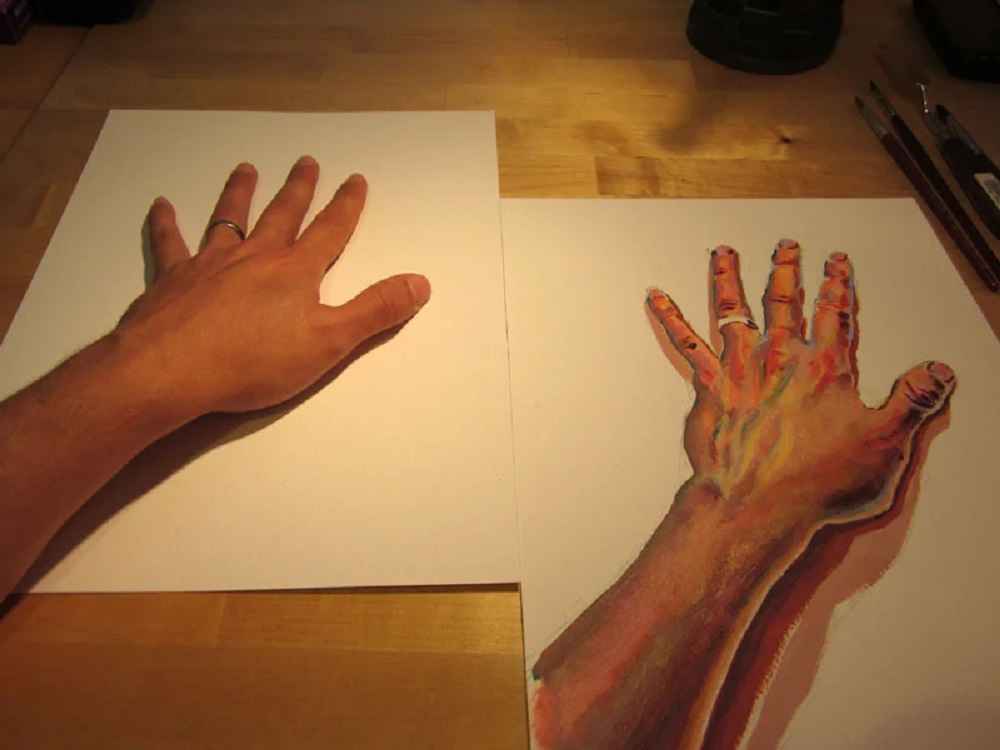 How To Paint Hands With Acrylic?