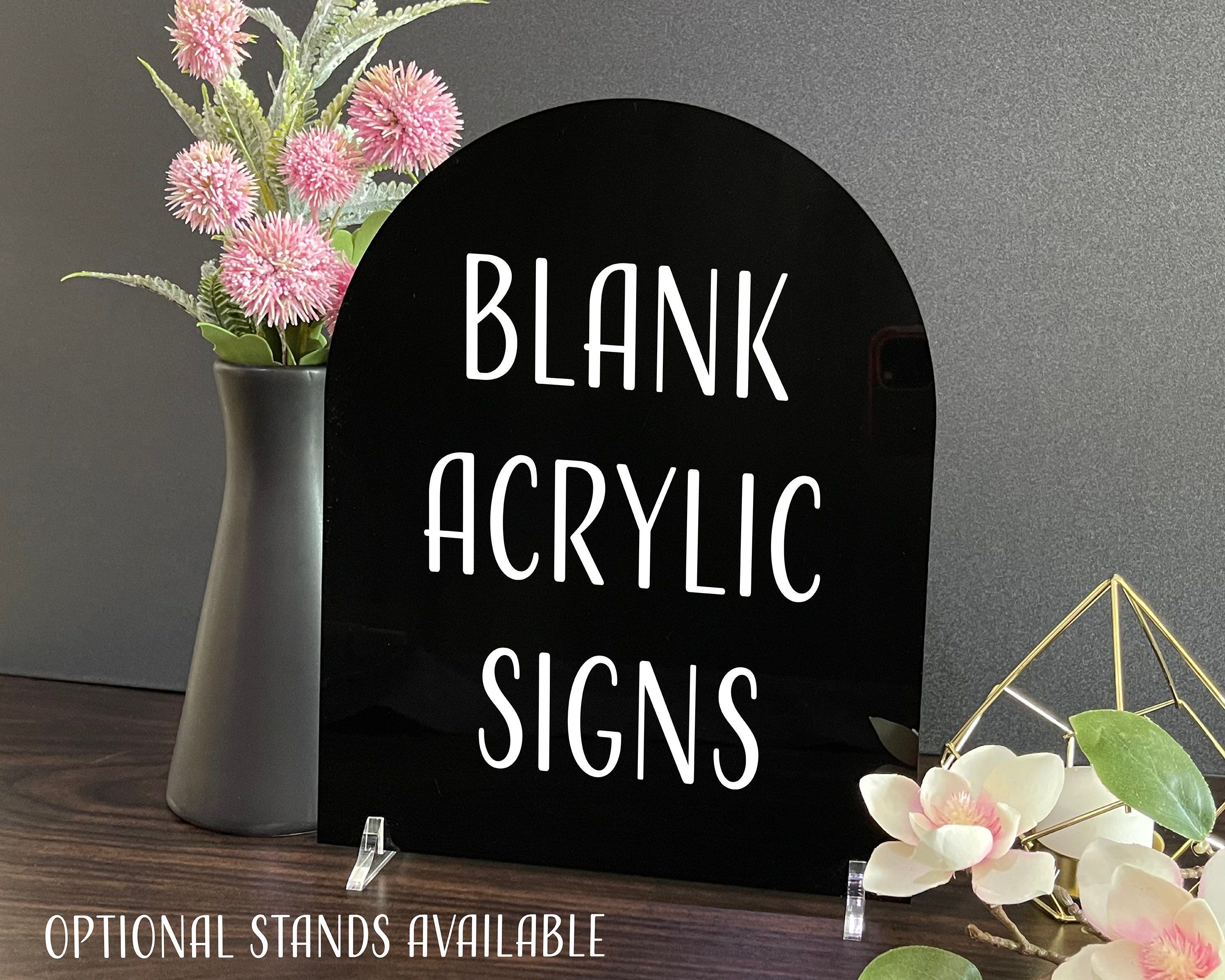 Where To Buy Blank Acrylic Signs? CraftersMag